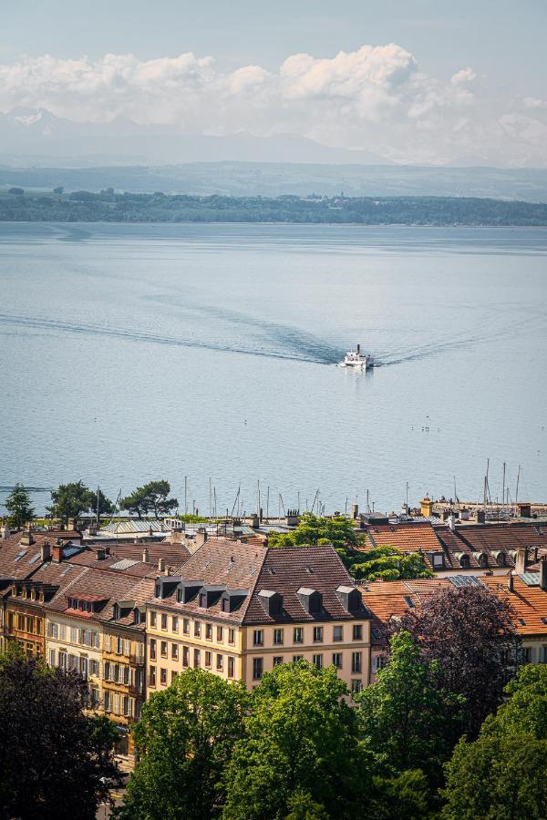 Hotel Alpes & Lac เนอชาแต็ล ภายนอก รูปภาพ