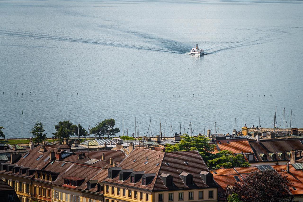 Hotel Alpes & Lac เนอชาแต็ล ภายนอก รูปภาพ